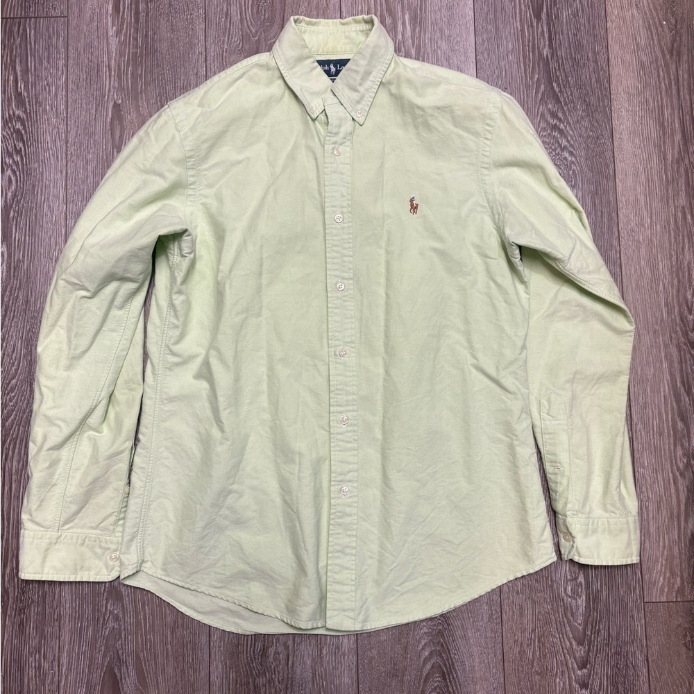 Ralph Lauren Light Green Casual Button Down Shirt